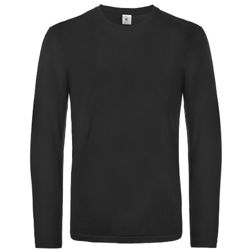 B & C Collection B&C #E190 Long Sleeve Black